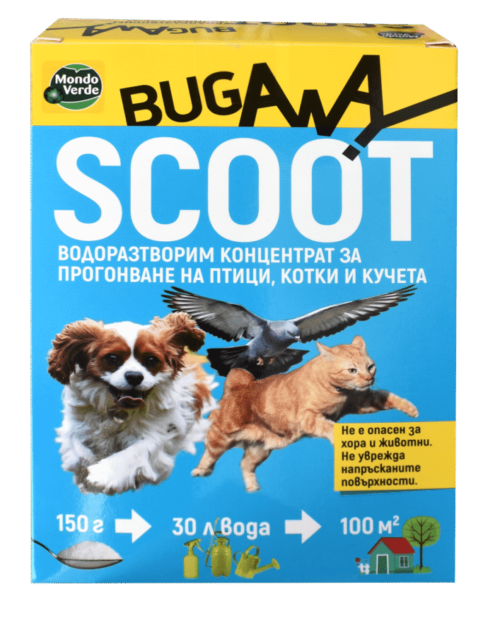 Scoot, репелент за птици, кучета и котки Scoot, репелент за птици, кучета и котки | Инсект Експерт