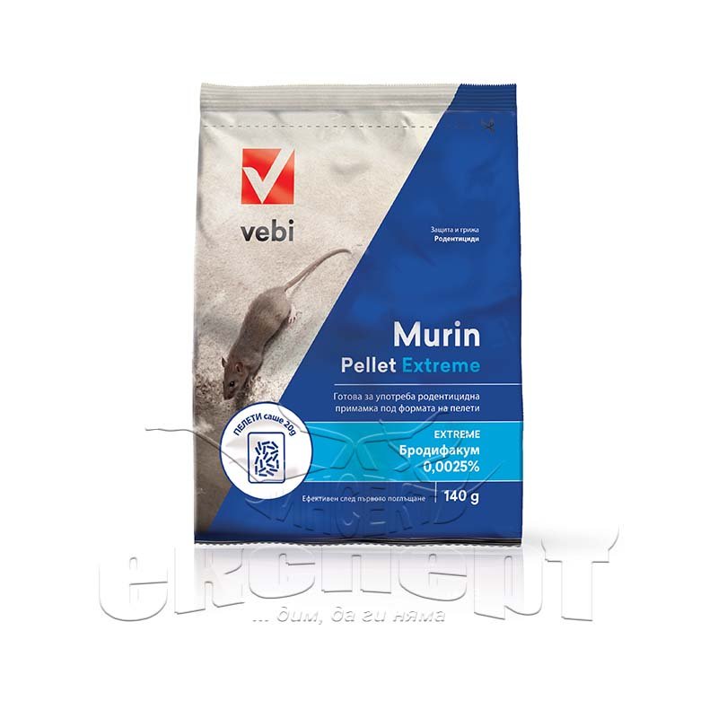 Murin Pellet Extreme | Препарат против гризачи | Инсект Експерт Murin Pellet Extreme | Препарат против гризачи | Инсект Експерт